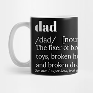 Funny Dad definition design for Father's day Mug